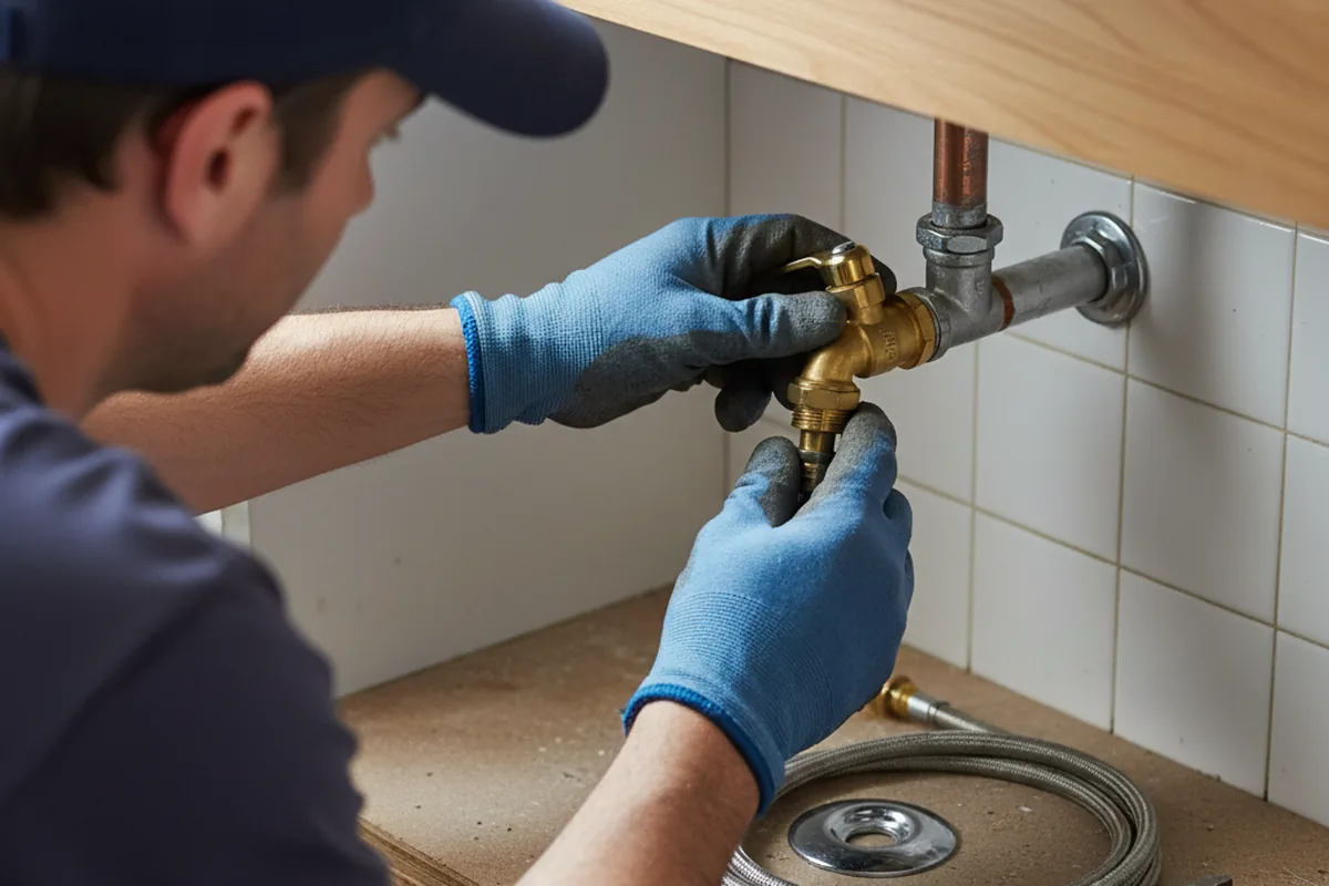 Shutoff valve and fitting work during Repiping in Short Hills